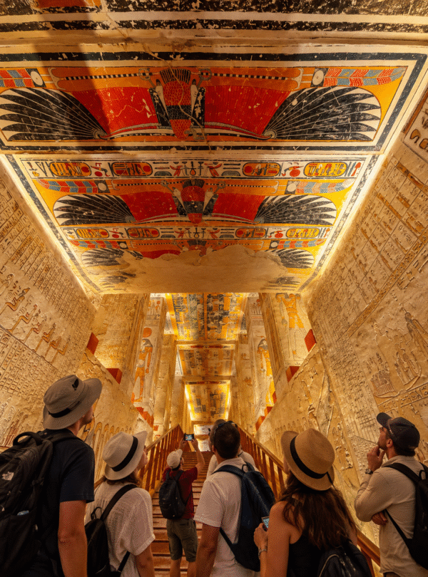 Awe Beneath Egypt’s Painted Ceiling
