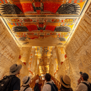Awe Beneath Egypt’s Painted Ceiling