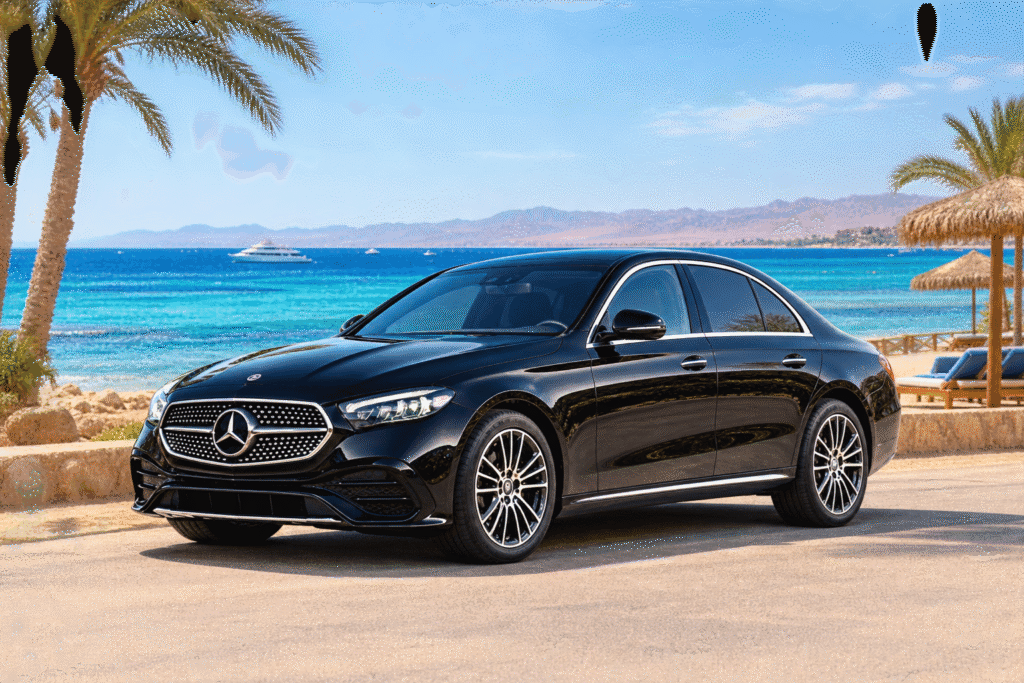 Mercedes-Benz by the Turquoise Sea
