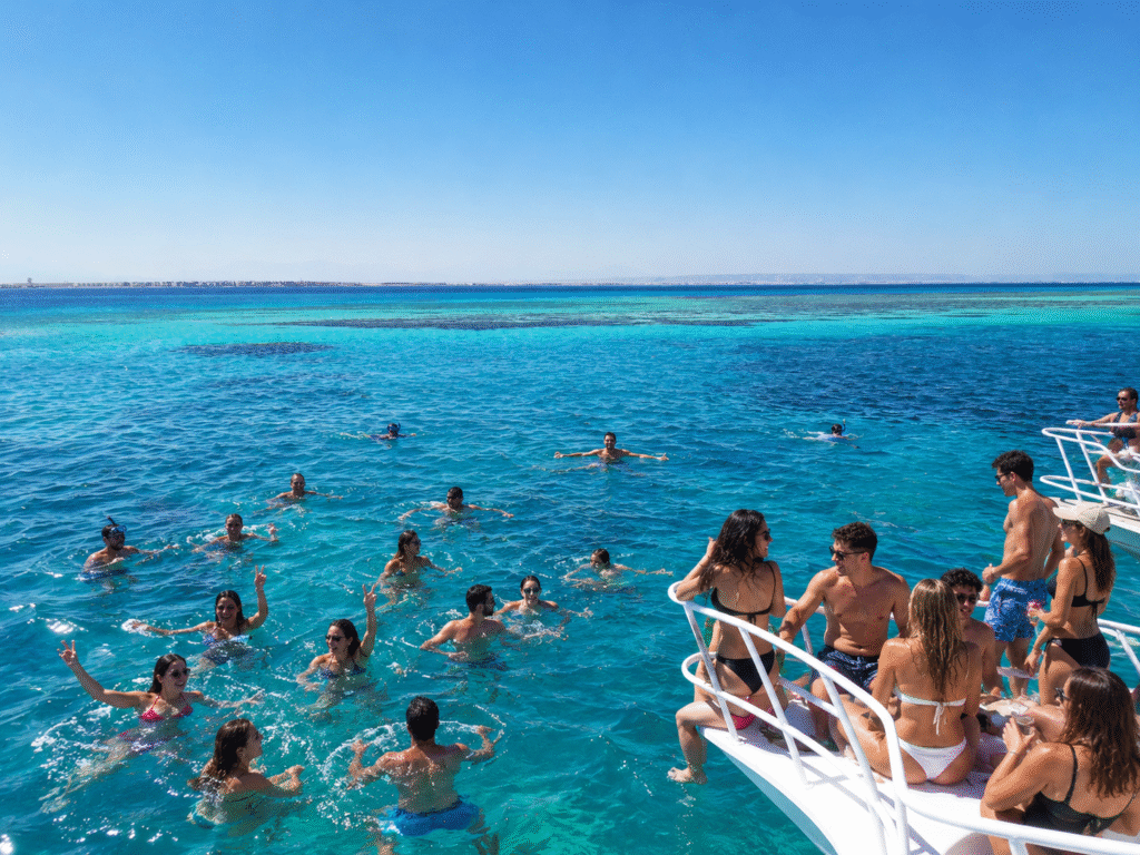 Tropical Yacht Party in Turquoise Waters