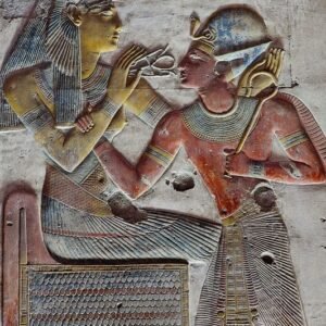 [Egypt 29872]ÕSeti and Iousas at Abydos.Õ